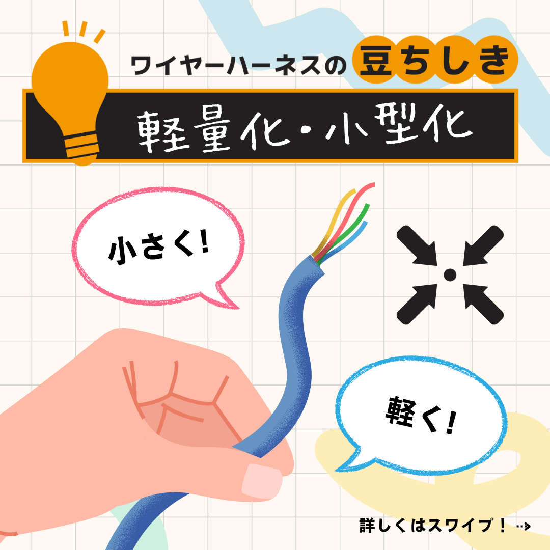 【豆ちしき】軽量化・小型化
