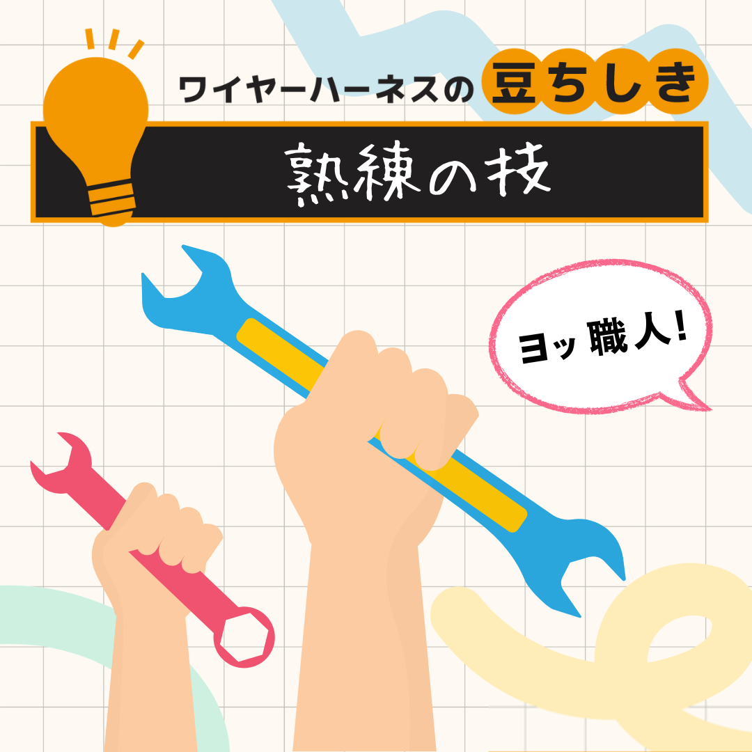 【豆ちしき】熟練の技