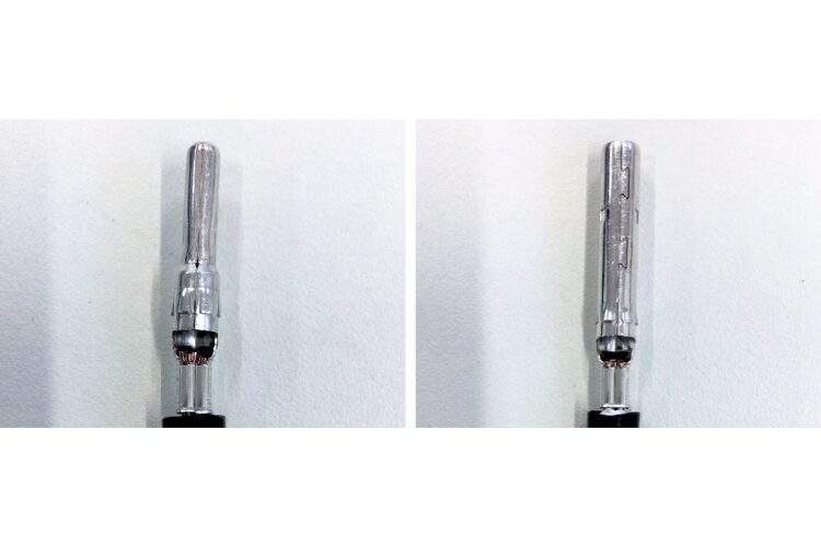 MC4コネクタ 端子圧着